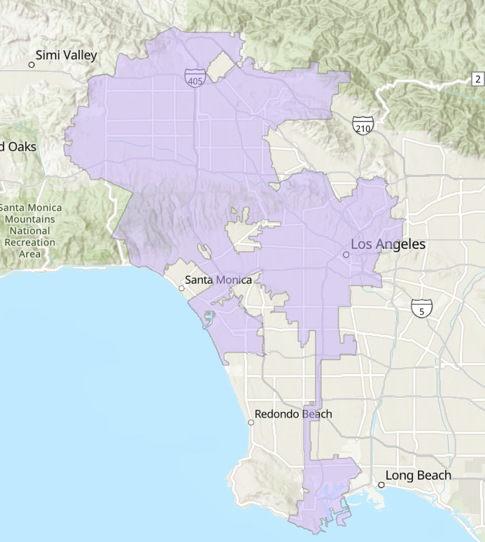 LADWP FiT Map screenshot LADWP FiT Map screenshot